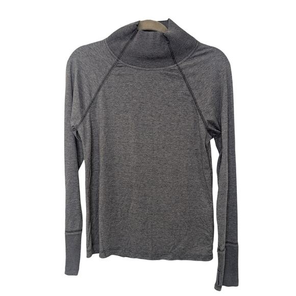 SUNDANCE Women's Size Medium Gray Mock Neck Long Sleeve Pullover Top Shirt - Picture 1 of 9